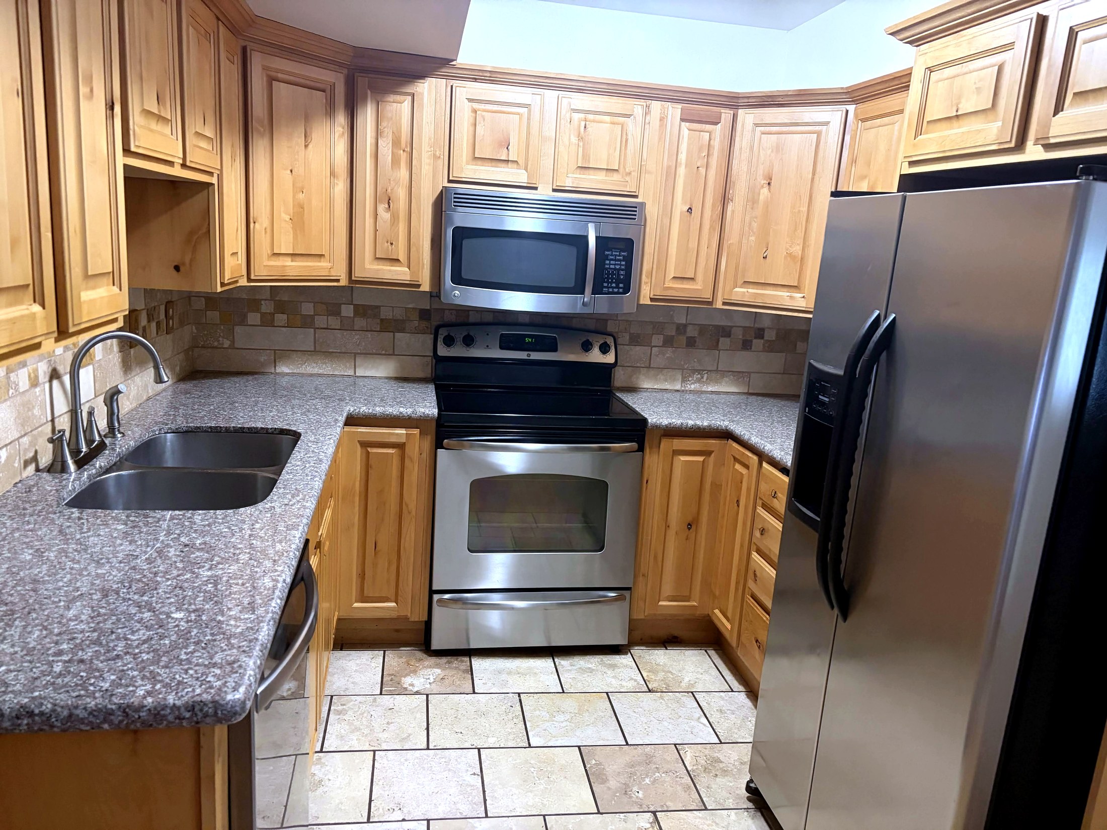 Open kitchen cleaned for a Park Meadows home
